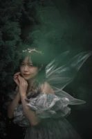 A young woman in fairy - Credits: pexels