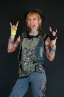 Stylish woman in punk fashion - Credits: pexels