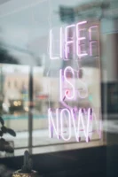 Urban scene with a glowing - Credits: pexels