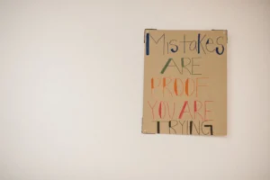 A motivational poster with the - Credits: pexels