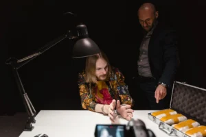 Two men in an intense - Credits: pexels