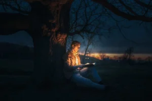 A man reading under a - Credits: pexels