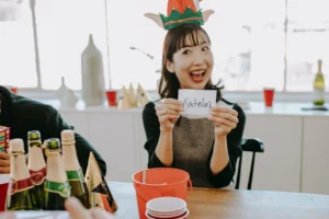 Cheerful woman at a Secret - Credits: pexels