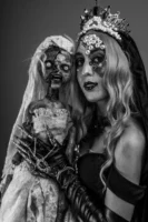 Mysterious woman with gothic makeup - Credits: pexels