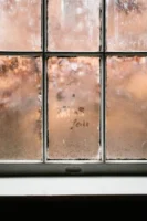Steamy window pane with 'I - Credits: pexels