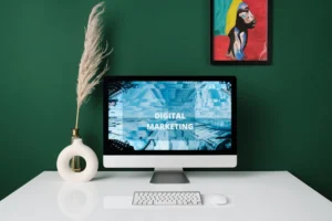 A contemporary office desk with - Credits: pexels