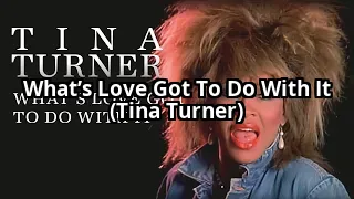 What’s Love Got To Do With It (Tina Turner)