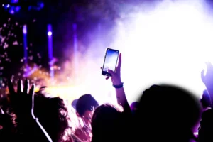 Vibrant concert scene with a - Credits: pexels