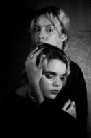 Intimate black and white portrait - Credits: pexels