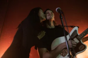 A guitarist receiving a kiss - Credits: pexels