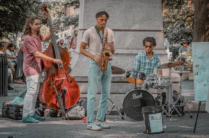 Talented street musicians performing live - Credits: pexels