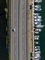 Aerial shot of a highway - Credits: pexels