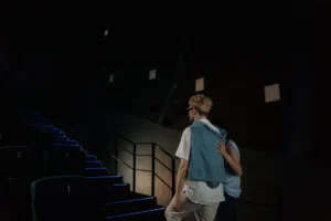 A man guided by an - Credits: pexels