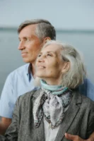 An elderly couple shares a - Credits: pexels