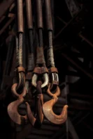 Close-up of rusted industrial hooks - Credits: pexels