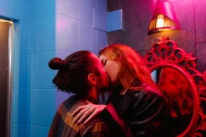 A couple shares a passionate - Credits: pexels