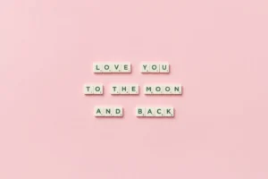 Letter tiles spelling 'Love You - Credits: pexels