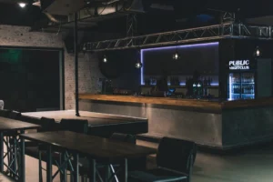 Stylish modern nightclub interior featuring - Credits: pexels