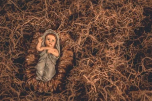 A nativity scene featuring a - Credits: pexels