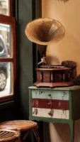 A classic gramophone sits atop - Credits: pexels